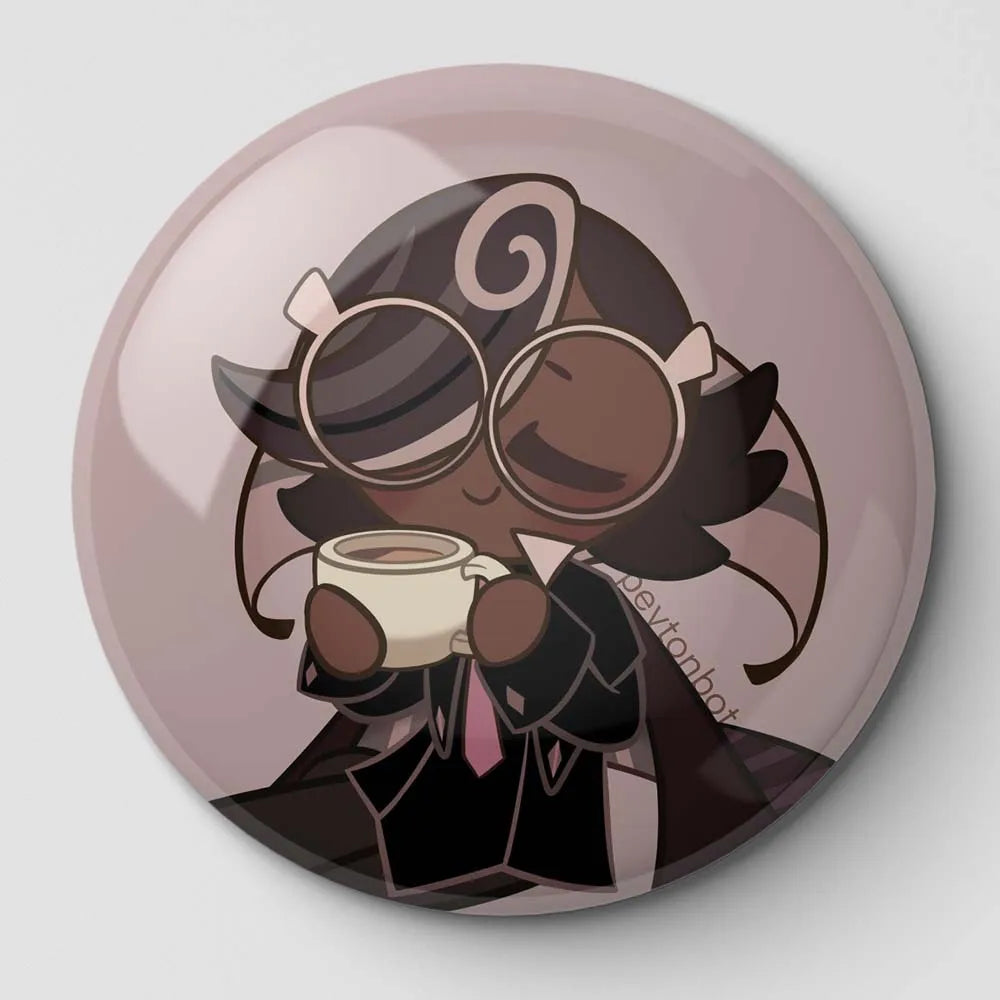 Expresso Cookie Run Button Pin