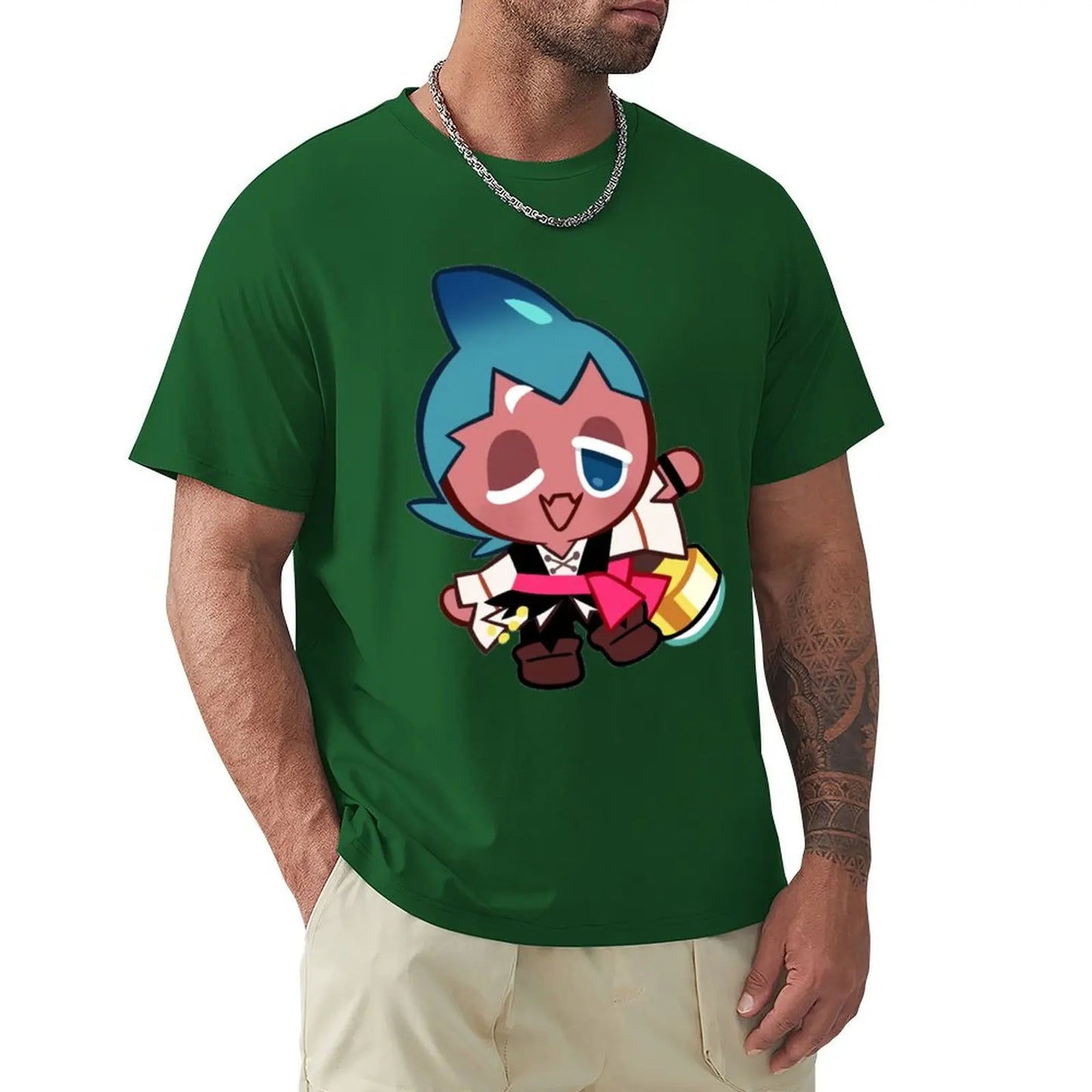 Sorbet Shark Cookie! Cookie Run Kingdom T-Shirt Blouse boys animal print oversized graphic tee shirts for men graphic tees