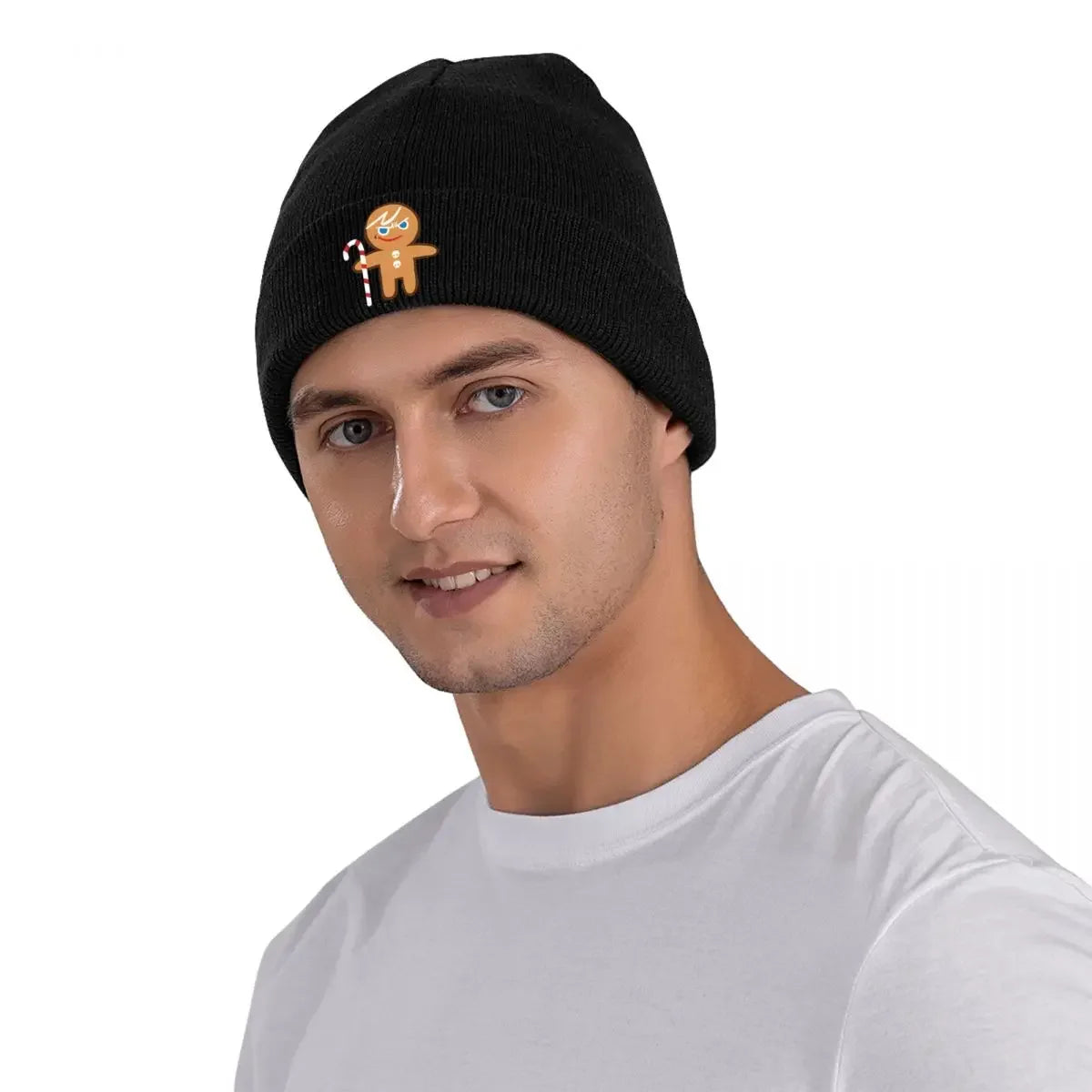 Cookie Run Beanie Hats espresso cookie Bonnet Hats Men Women Street Y2K Kpop Knit Hat Spring Pattern Thermal Elastic Caps