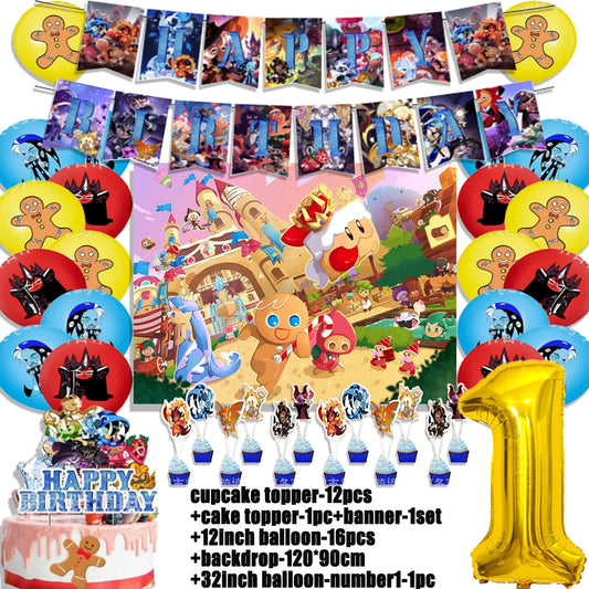 Cookie Run Kingdom Birthday Decorations