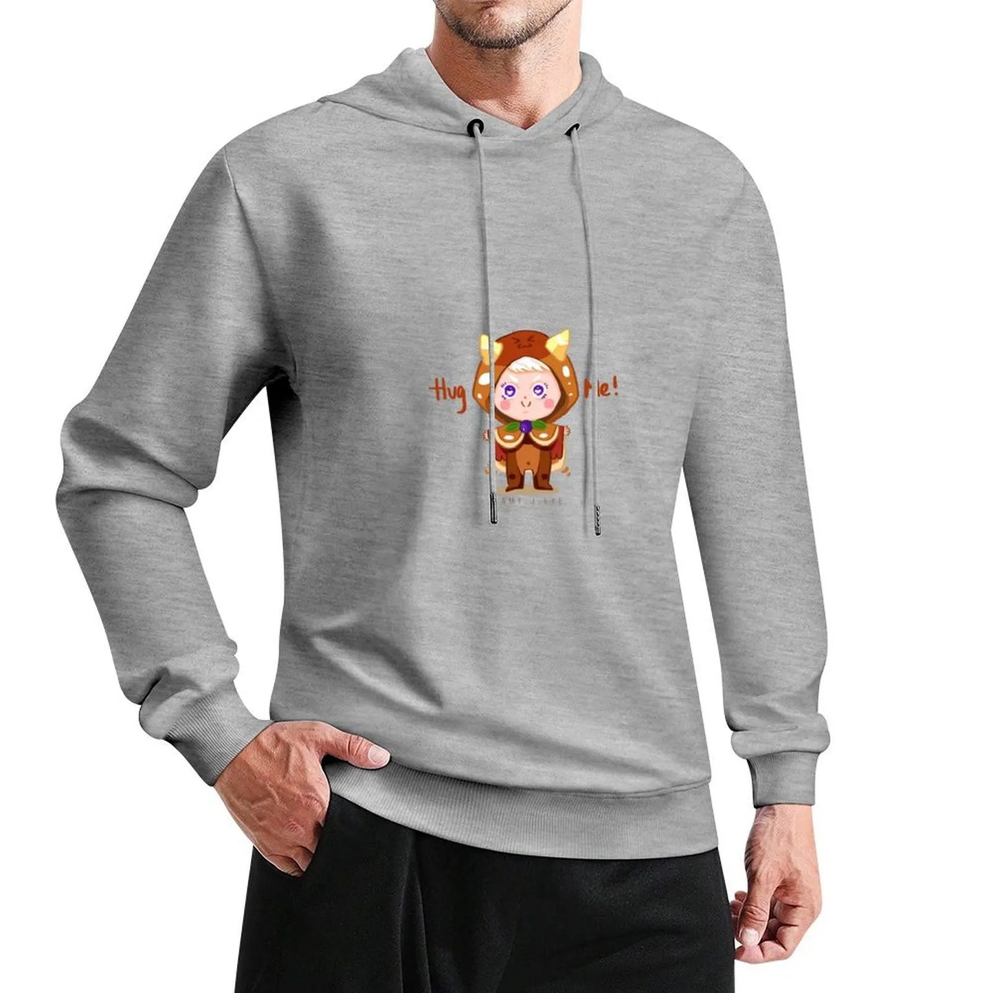 Pancake cookie - Cookie Run Kingdom Pullover Hoodie mens designer clothes korean style clothes big size hoodie