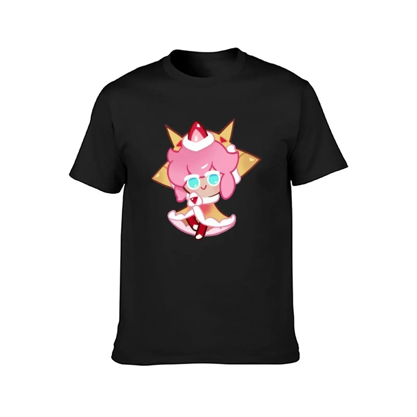 Strawberry Crepe Cookie! Cookie Run Kingdom T-Shirt plus size tops blanks fitted t shirts for men