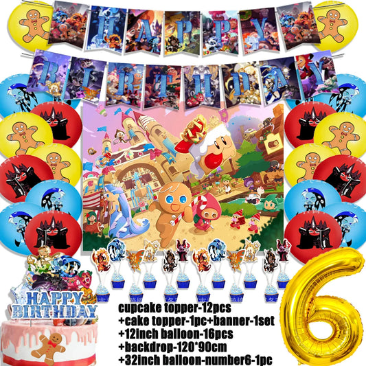 Cookie Run Kingdom Birthday Decorations