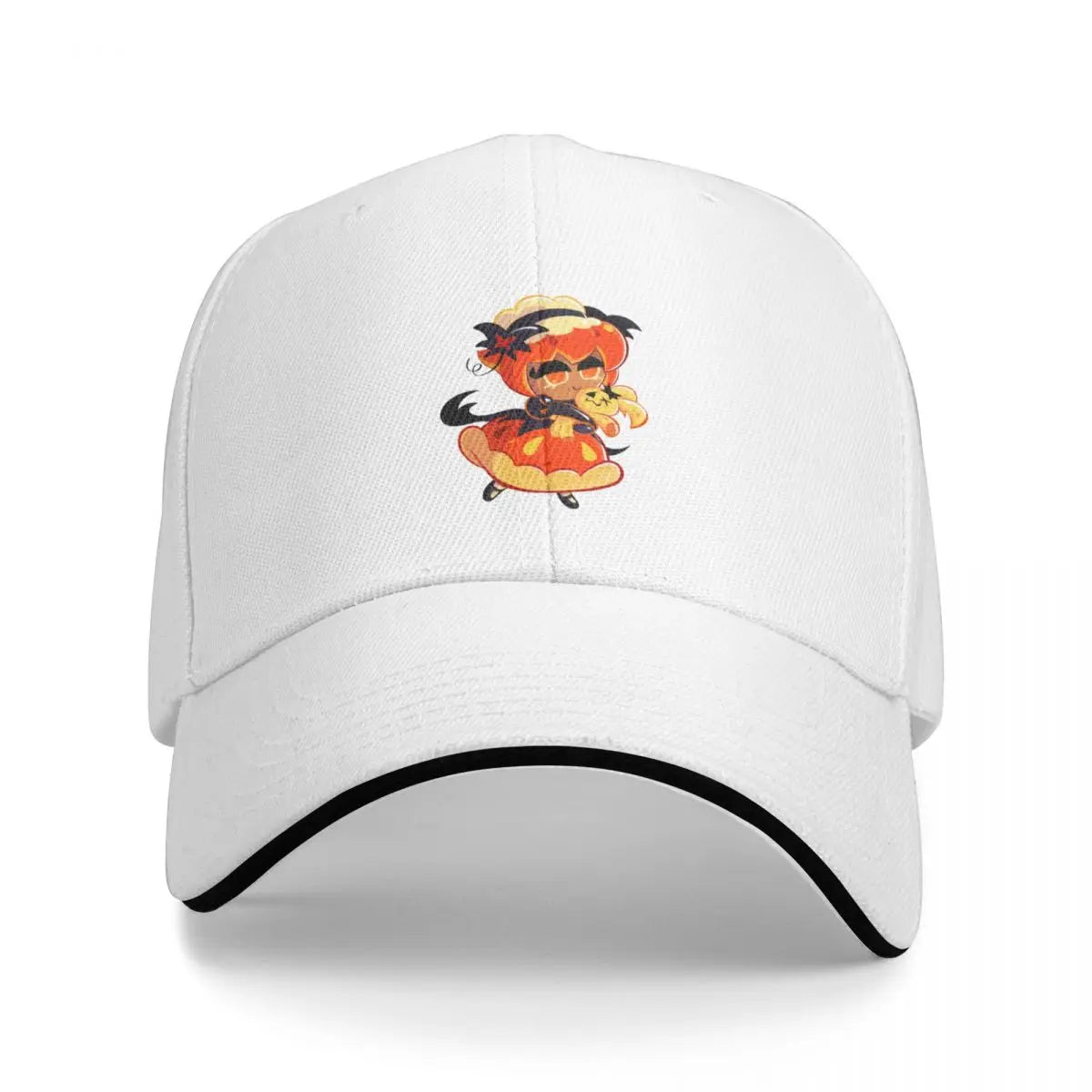 Pumpkin Pie Cookie - Cookie Run Kingdom Baseball Cap custom Hat Rave New Hat Gentleman Hat Men's Baseball Women's