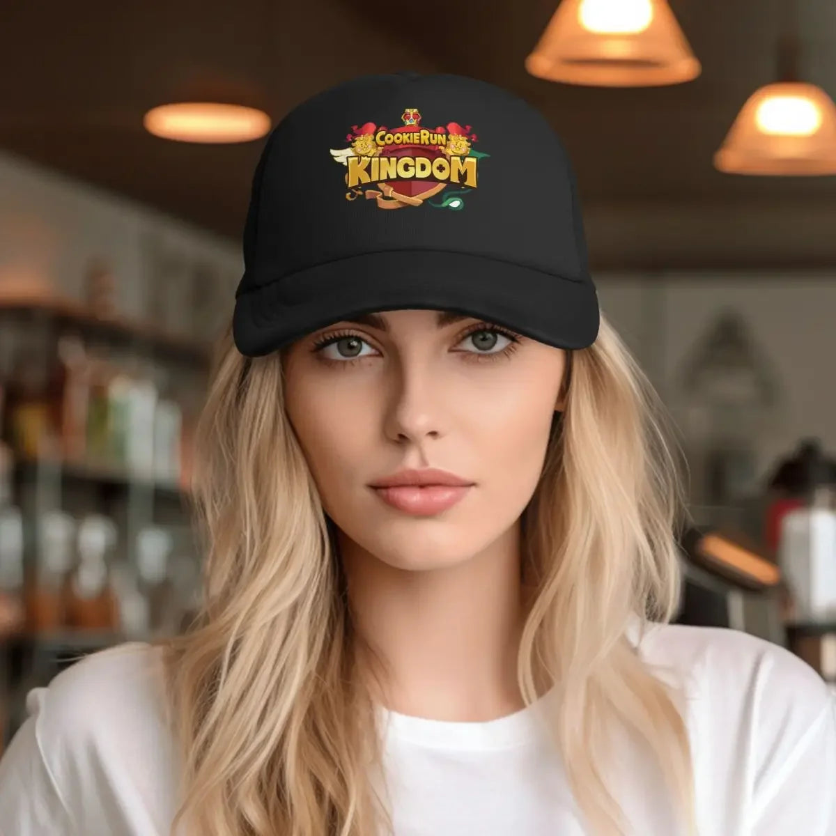 Cookie Run Kingdom Mesh Baseball Caps Snapback Fashion Baseball Hats Breathable Casual Casquette Outdoor Unisex