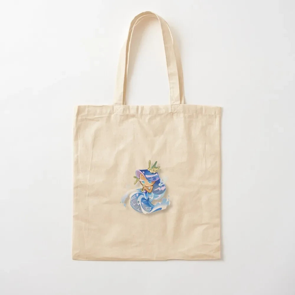 Cookie Run Sea Fairy Cookie Tote Bag shoping bag Canvas bag shopper women