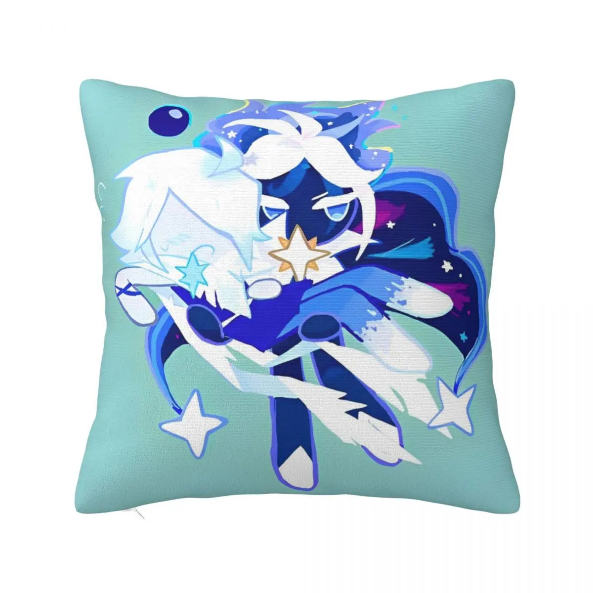 Stardust Cookie Square Pillow Case Cookie Run Kingdom Cushion Cover Funny Zipper Decorative Pillowcover for Home 18"