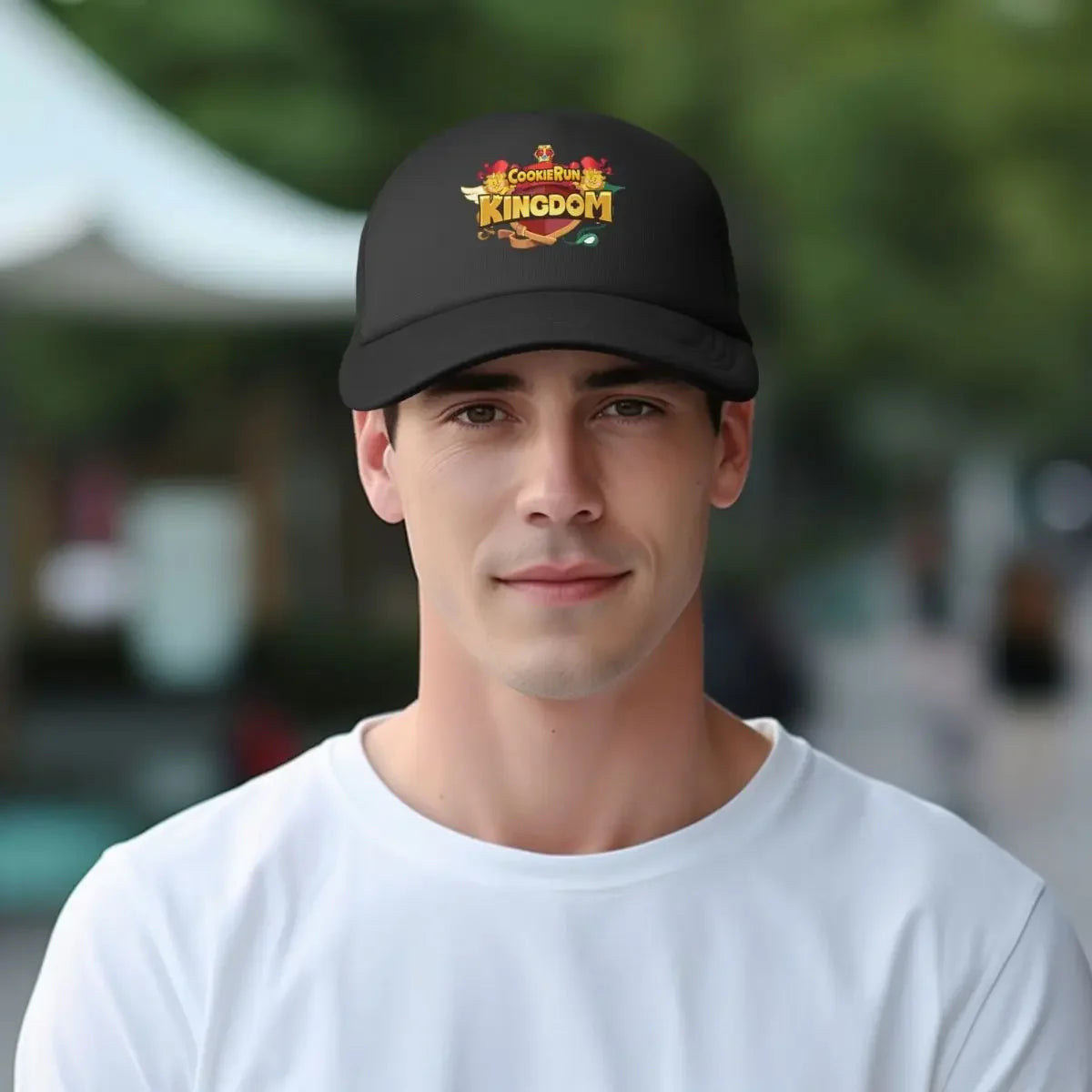 Cookie Run Kingdom Mesh Baseball Caps Snapback Fashion Baseball Hats Breathable Casual Casquette Outdoor Unisex