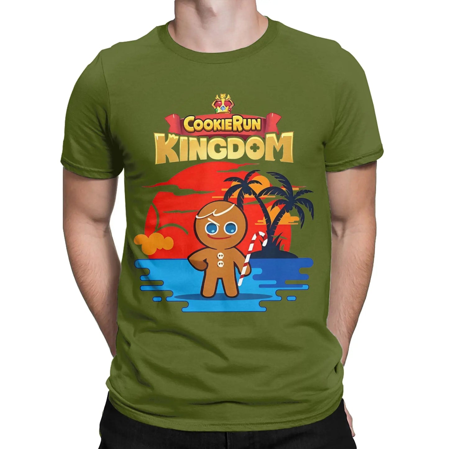Summer Cookie Brave cookie run kingdom Print T Shirts Men Women Cotton Tee Shirt Clothing