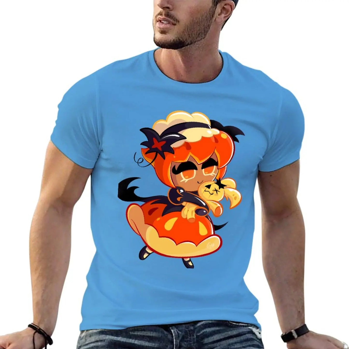 Pumpkin Pie Cookie - Cookie Run Kingdom T-Shirt blanks aesthetic clothes animal prinfor boys mens graphic t-shirts anime