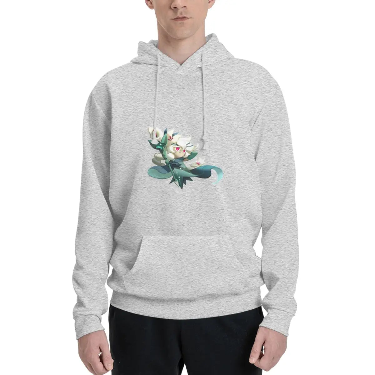 White Lily Cookie Run Hoodies Anime Oversized Hoodie Anime Sweatshirt Woman