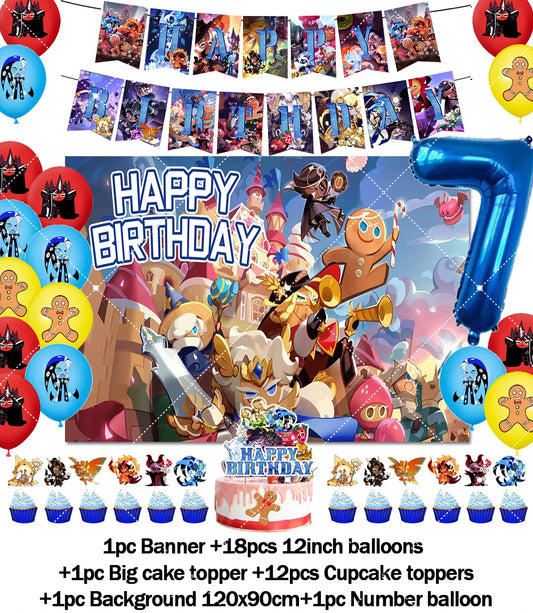 Cookie Run Kingdom Birthday Decorations
