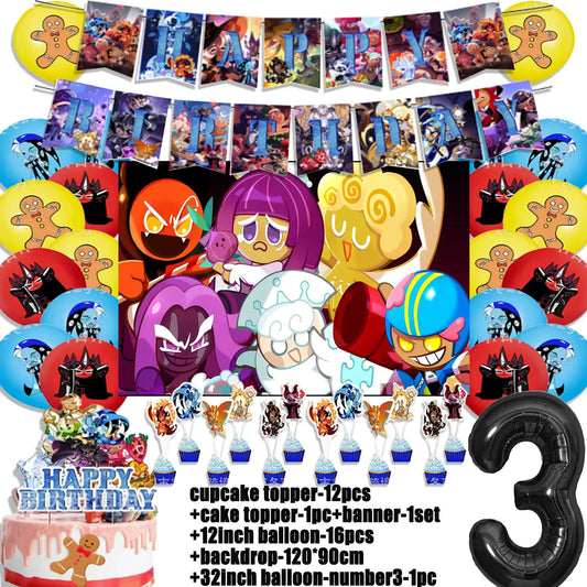 Cookie Run Kingdom Birthday Decorations