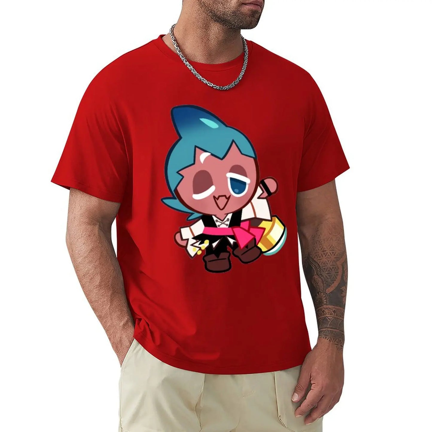 Sorbet Shark Cookie! Cookie Run Kingdom T-Shirt Blouse boys animal print oversized graphic tee shirts for men graphic tees