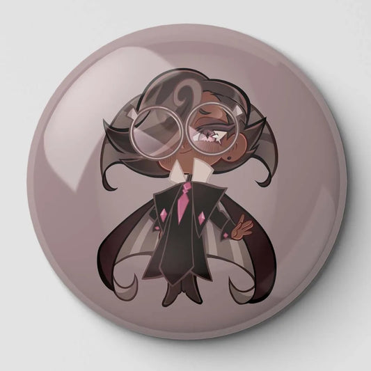 Espresso Cookie Run Button Pin