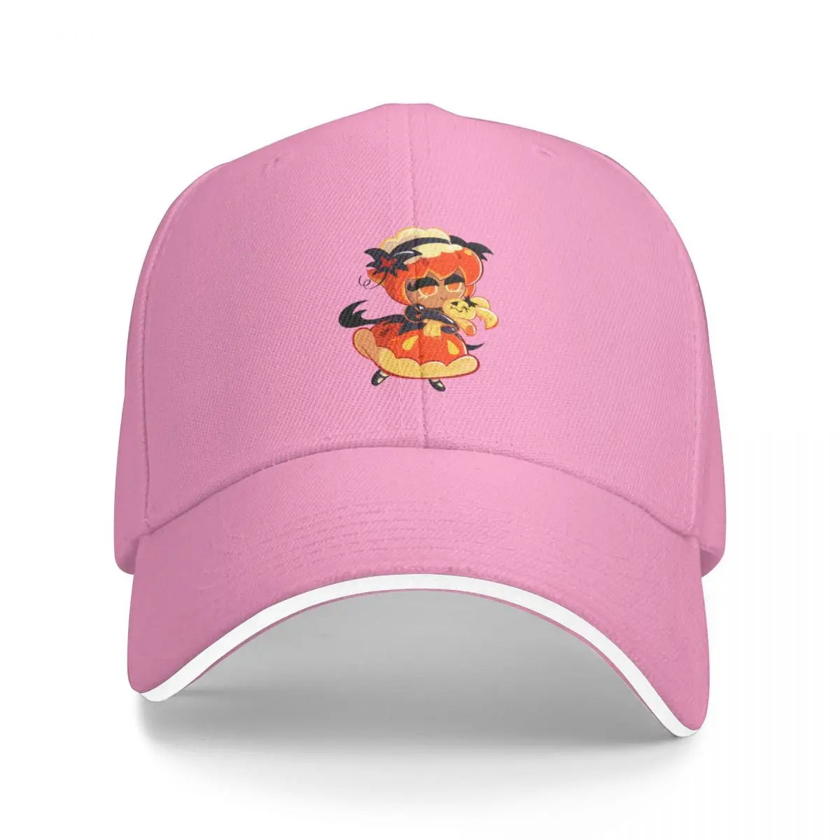Pumpkin Pie Cookie - Cookie Run Kingdom Baseball Cap custom Hat Rave New Hat Gentleman Hat Men's Baseball Women's