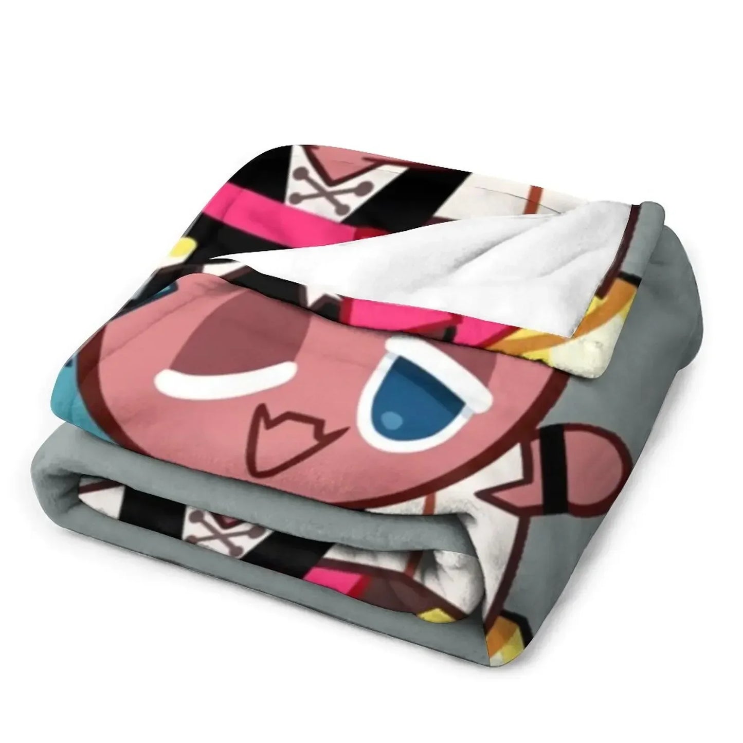 Sorbet Shark Cookie! Cookie Run Kingdom Throw Blanket Sofa Quilt decorative Blankets