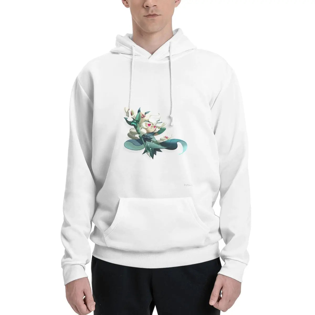 White Lily Cookie Run Hoodies Anime Oversized Hoodie Anime Sweatshirt Woman