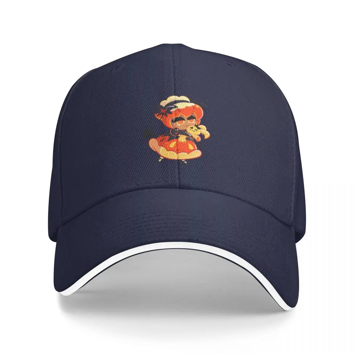 Pumpkin Pie Cookie - Cookie Run Kingdom Baseball Cap custom Hat Rave New Hat Gentleman Hat Men's Baseball Women's