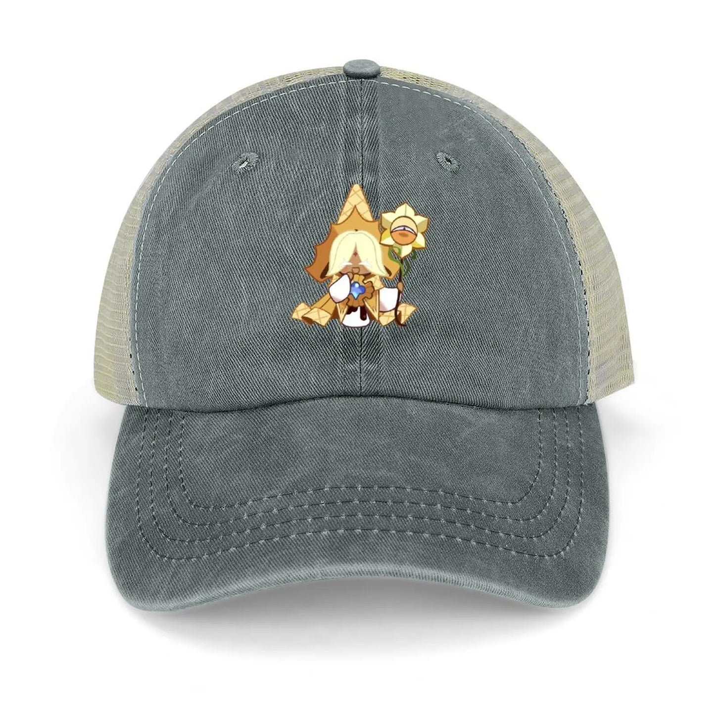 Pure Vanilla Cookie Cookie Run Kingdom Classic Cowboy Hat |-F-| Luxury Cap sun hat funny hat Man Women's
