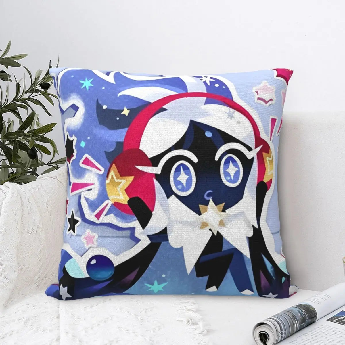 Stardust Cookie Cookie Run Kingdom Square Pillow Covers Car Cushion Cover Cute Decor Throw Pillow Case 40*40