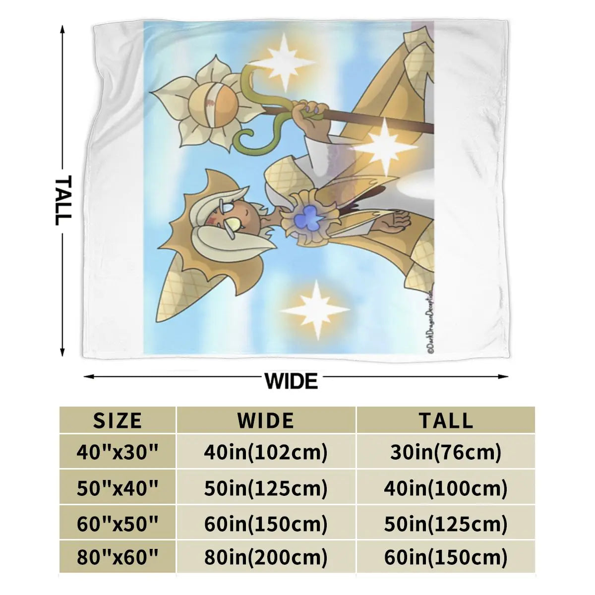 Pure Vanilla Cookie (Cookie Run Kingdom) An Ultra-Soft Micro Fleece Blanket