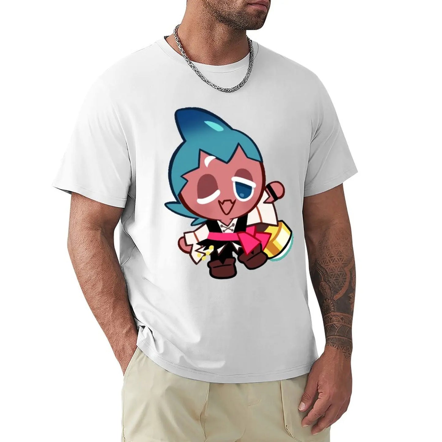 Sorbet Shark Cookie! Cookie Run Kingdom T-Shirt Blouse boys animal print oversized graphic tee shirts for men graphic tees