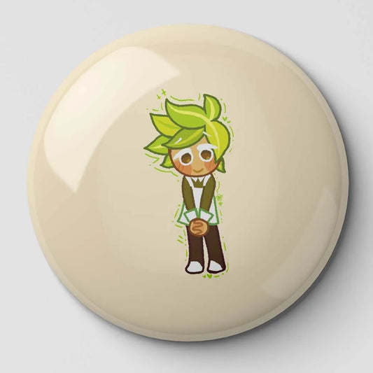 Herb Cookie Run Button Pin