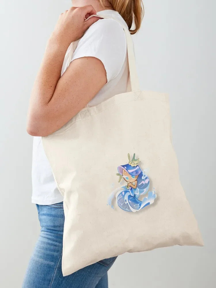 Cookie Run Sea Fairy Cookie Tote Bag shoping bag Canvas bag shopper women