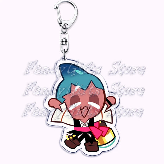 Sorbet Shark Cookie Run Keychain