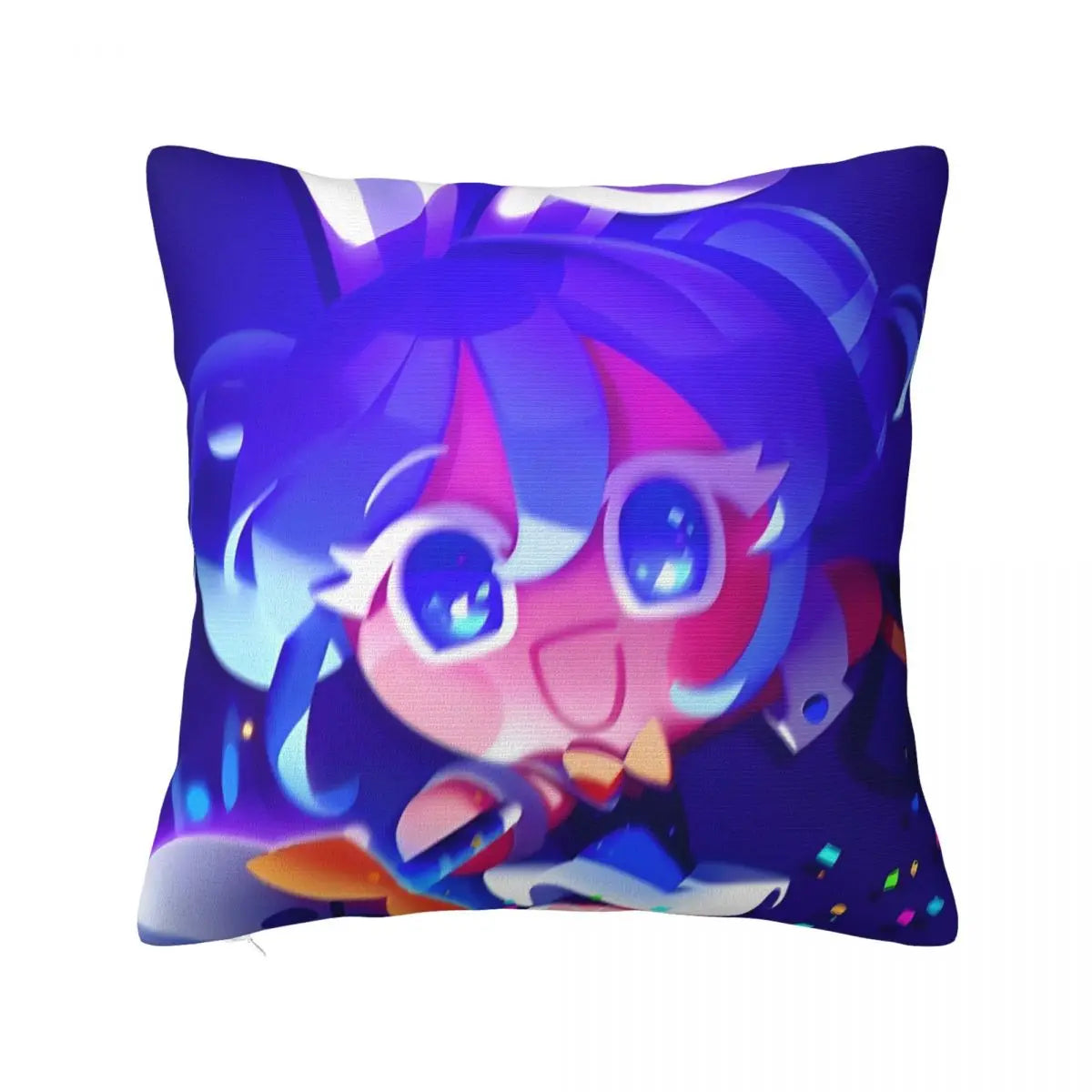 Brave On X-Cookie Run Kingdom Pillowcases Polyester Car Cushion Cover Creative Pillowcase 45*45