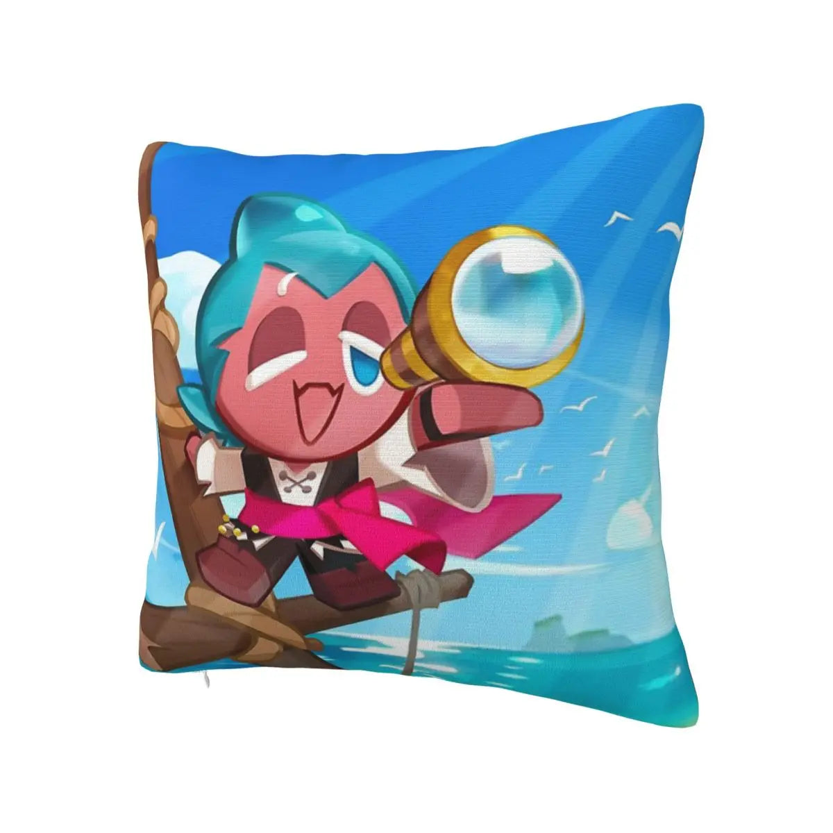 Sorbet Shark Cookie Run (Kingdom) Pillow Case Pillow Cover Kids Pillow Case With Zip