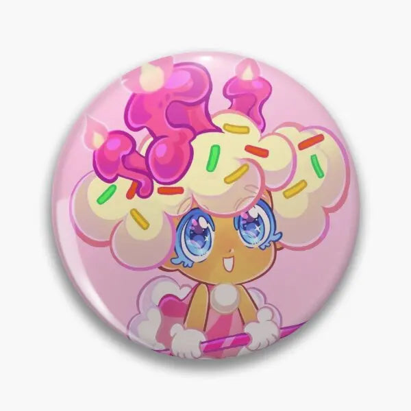 Cookie Run Birthday Cake Cookie Soft Button Pin Badge Metal Clothes Women Jewelry Creative Hat Brooch Funny Cartoon Fashion