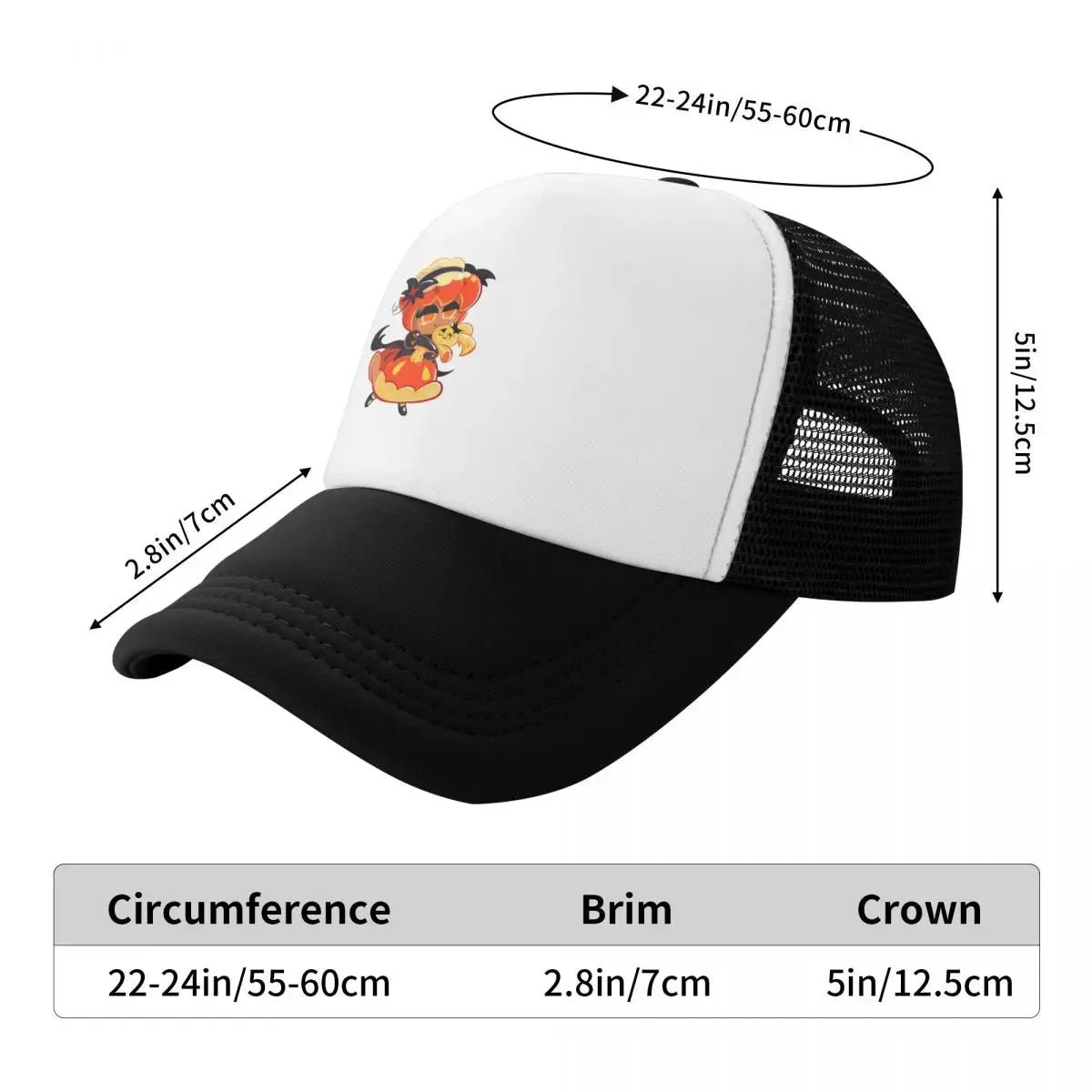 Pumpkin Pie Cookie - Cookie Run Kingdom Baseball Cap Sun Cap |-F-| cute Men's Hats Women's