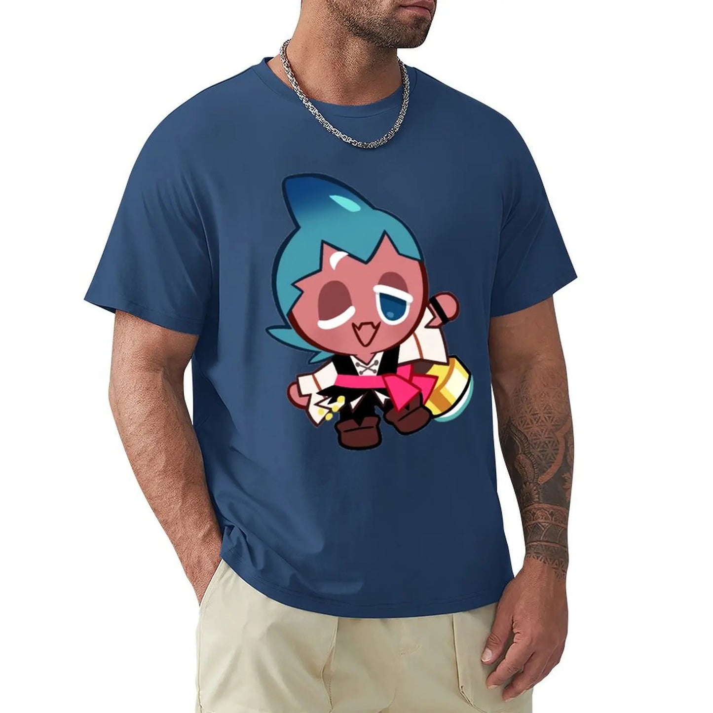 Sorbet Shark Cookie! Cookie Run Kingdom T-Shirt Blouse boys animal print oversized graphic tee shirts for men graphic tees