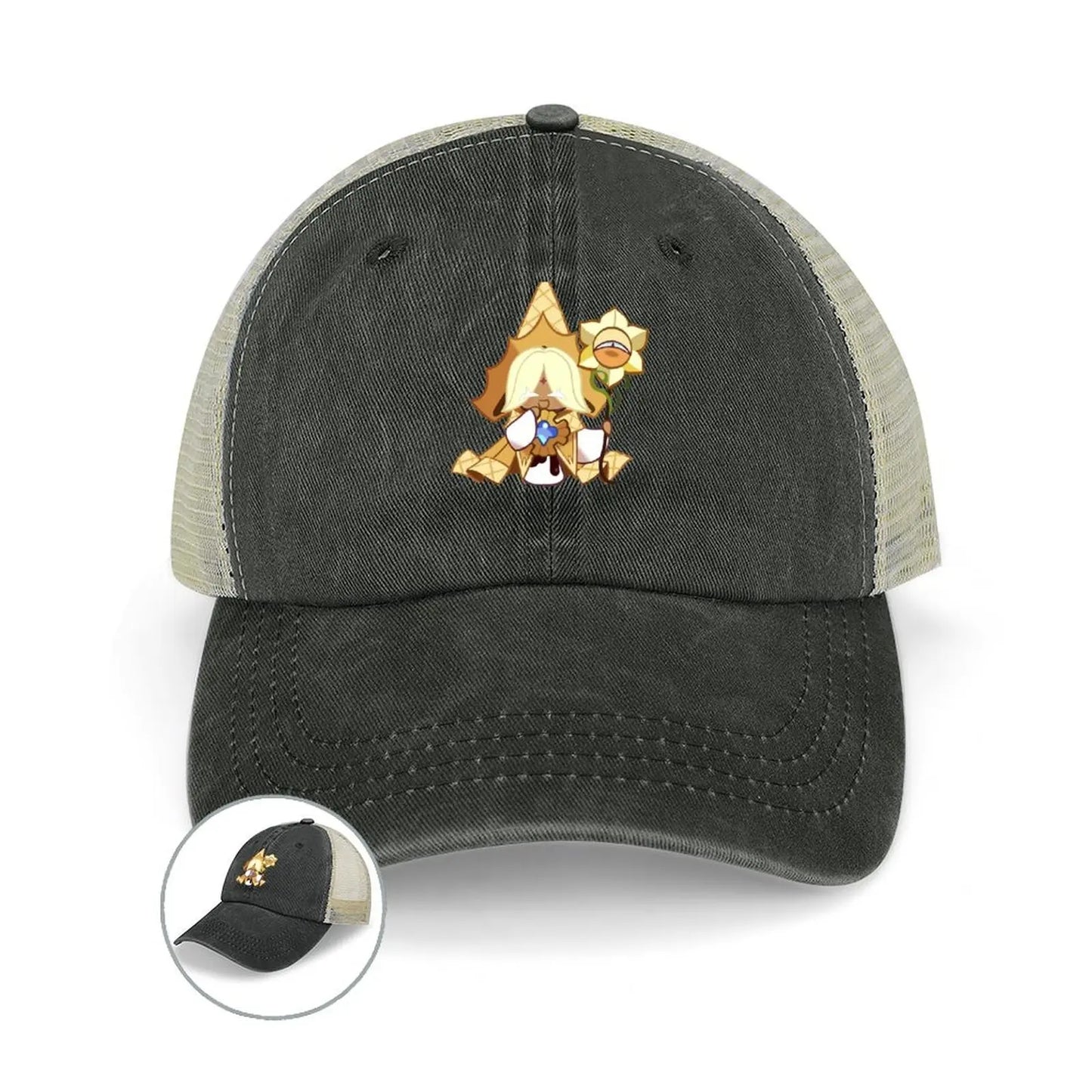 Pure Vanilla Cookie Cookie Run Kingdom Classic Cowboy Hat |-F-| Luxury Cap sun hat funny hat Man Women's