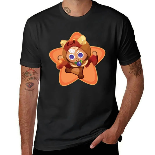 Pancake cookie run kingdom T-Shirt plus sizes shirts graphic tees aesthetic clothes Men's t-shirts