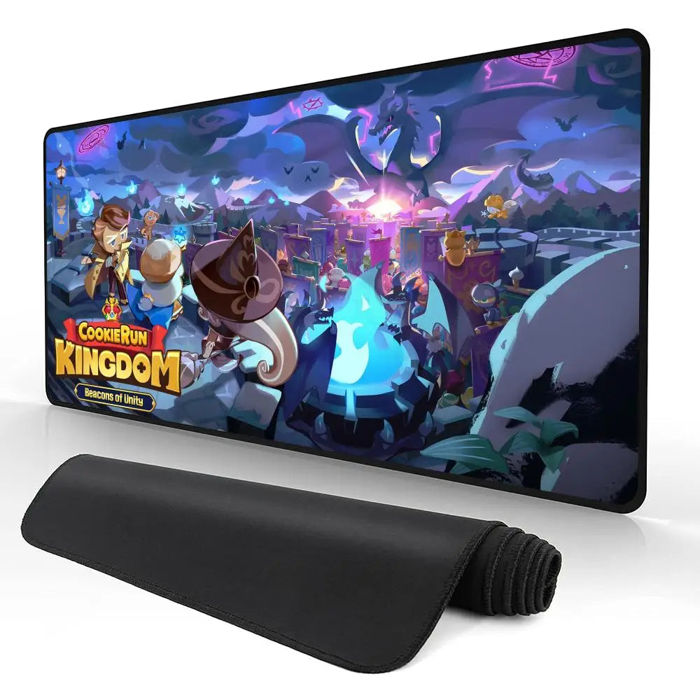 Gamers COOKIE RUN KINGDOMes Mouse Pad Game eSports CSGO mouse pad extra large thickened table mat boys and girls anti-slip mat