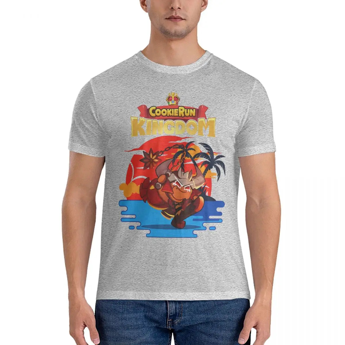 Hipster Summer Malasause T-Shirt for Men O Neck Cotton T Shirt Cookie Run Kingdoms Short Sleeve Tee Shirt Gift Clothing