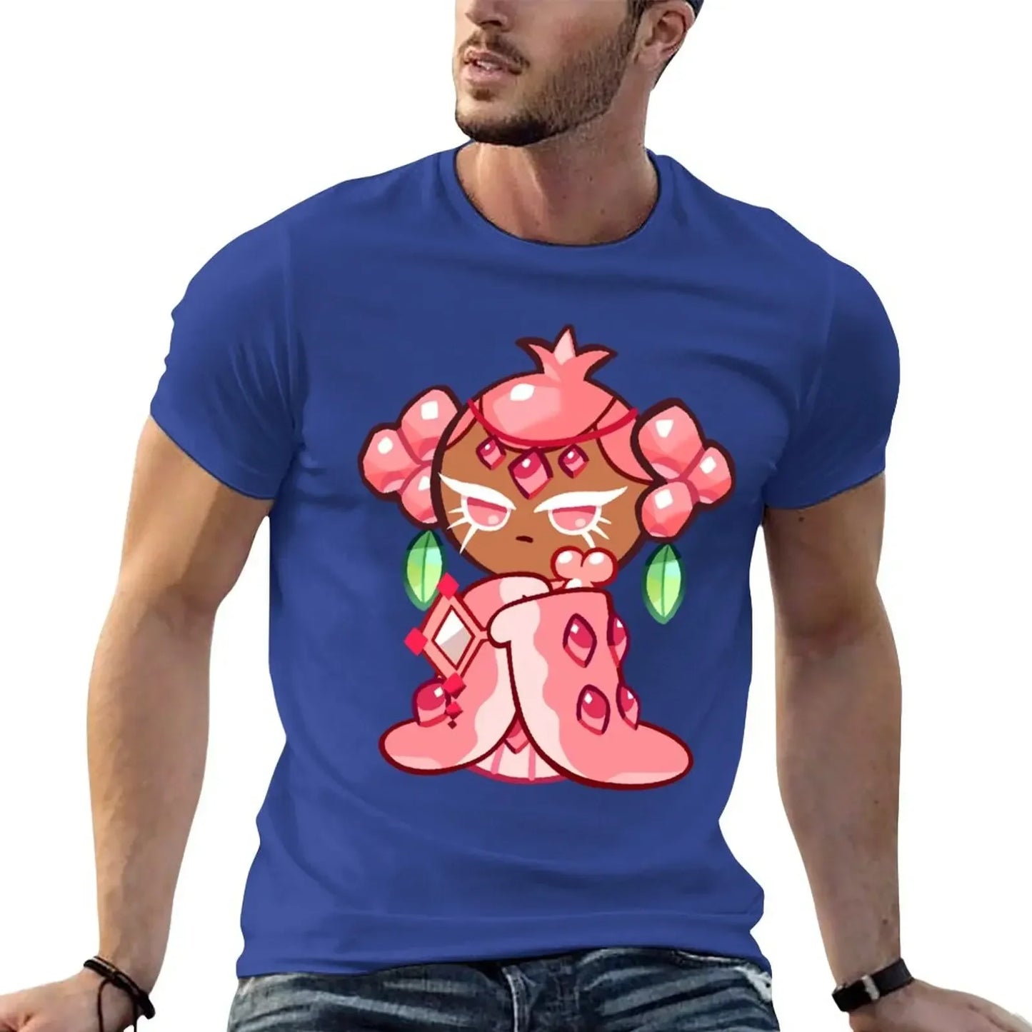 pink pomegranate cookie :) T-Shirt sports fans plus size tops mens white t shirts