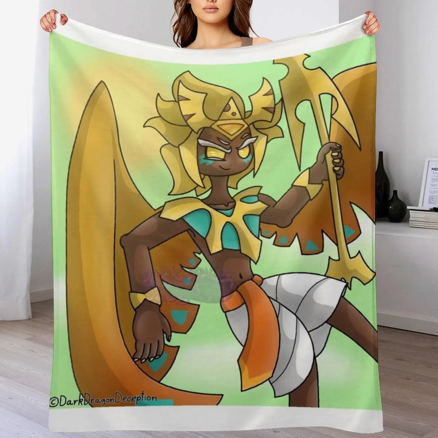 Golden Cheese Cookie Blanket