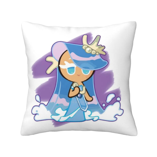 Sea Fairy Cookie ! Cookie Run Kingdom Funny Cute Decor Square Pillowcase Cookie Run Kingdom Cookie Run Kingdom Sea Fairy Cookie