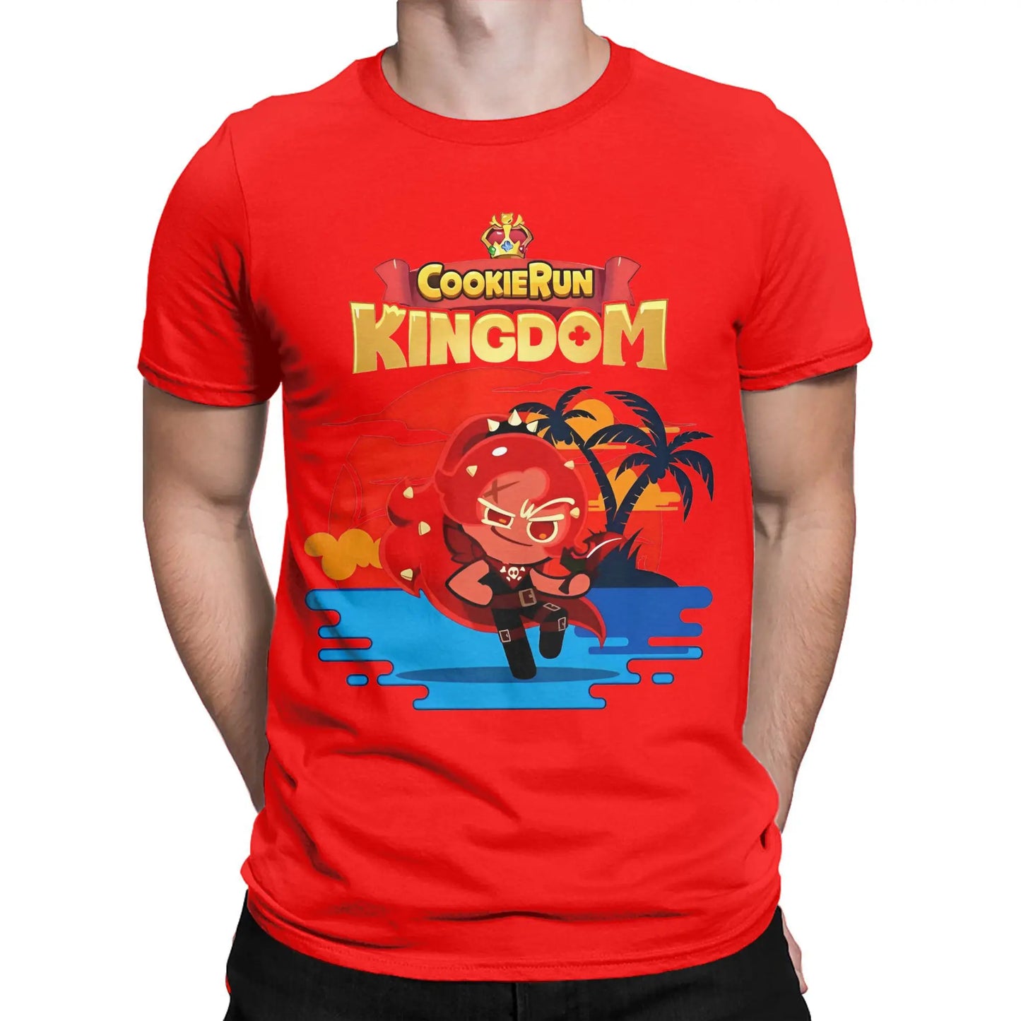 Men Women New Arrival Summer Cookie Chili pepper cookie run kingdom  Tee T Shirt Pure Cotton  T-shirts Clothing