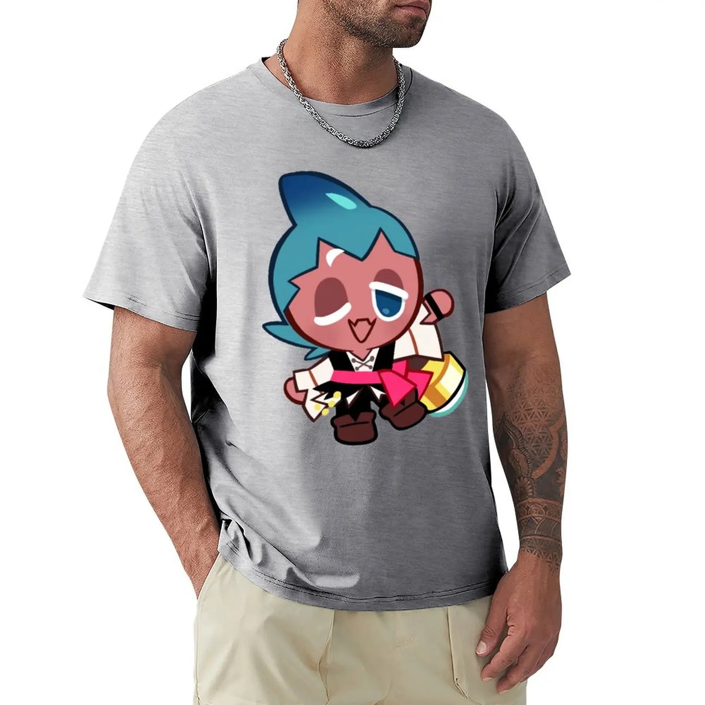 Sorbet Shark Cookie! Cookie Run Kingdom T-Shirt Blouse boys animal print oversized graphic tee shirts for men graphic tees