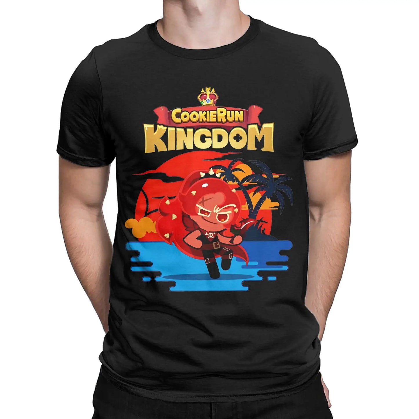 Men Women New Arrival Summer Cookie Chili pepper cookie run kingdom  Tee T Shirt Pure Cotton  T-shirts Clothing