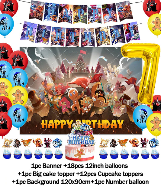 Cookie Run Kingdom Birthday Decorations
