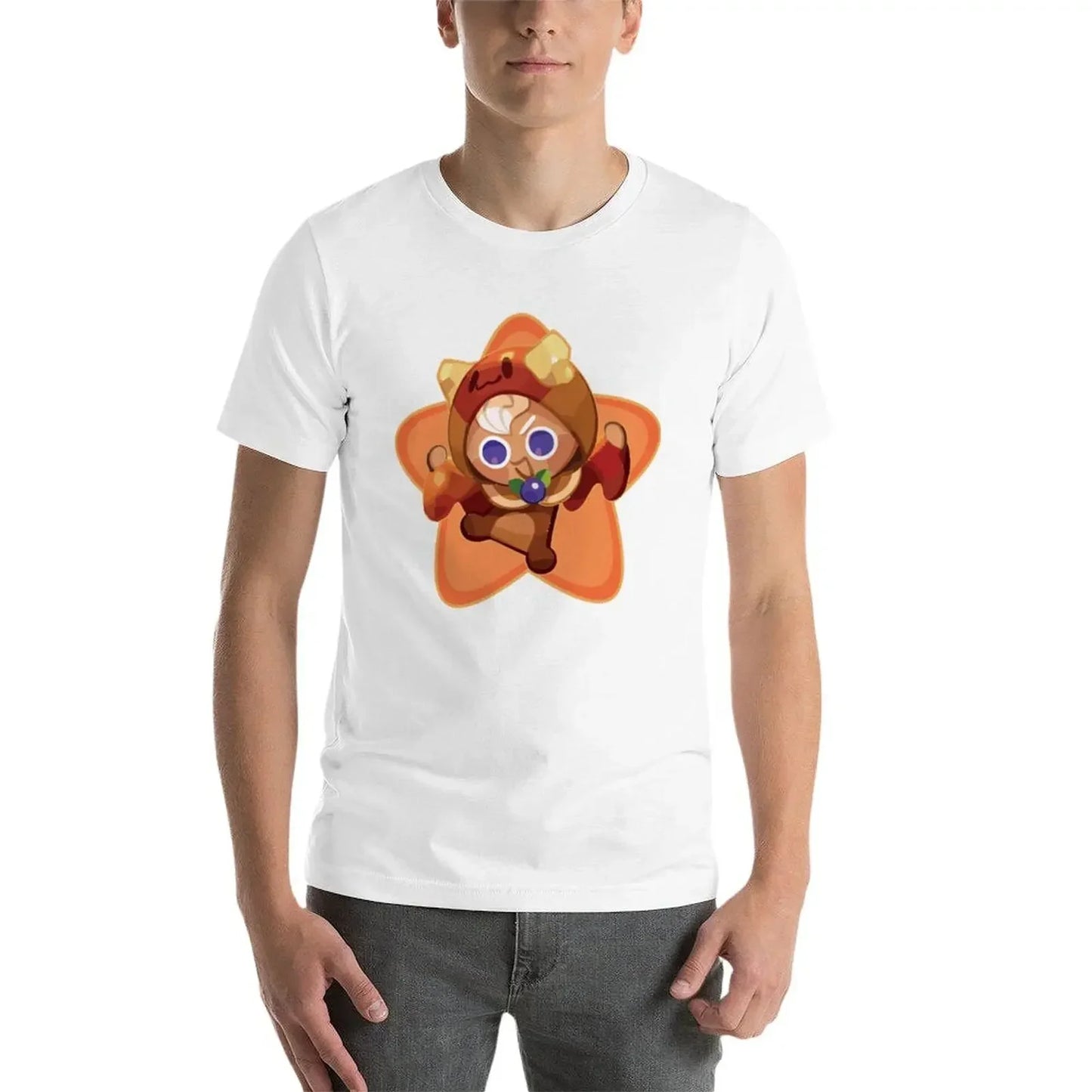 Pancake cookie run kingdom T-Shirt summer clothes heavyweights t shirts for men pack