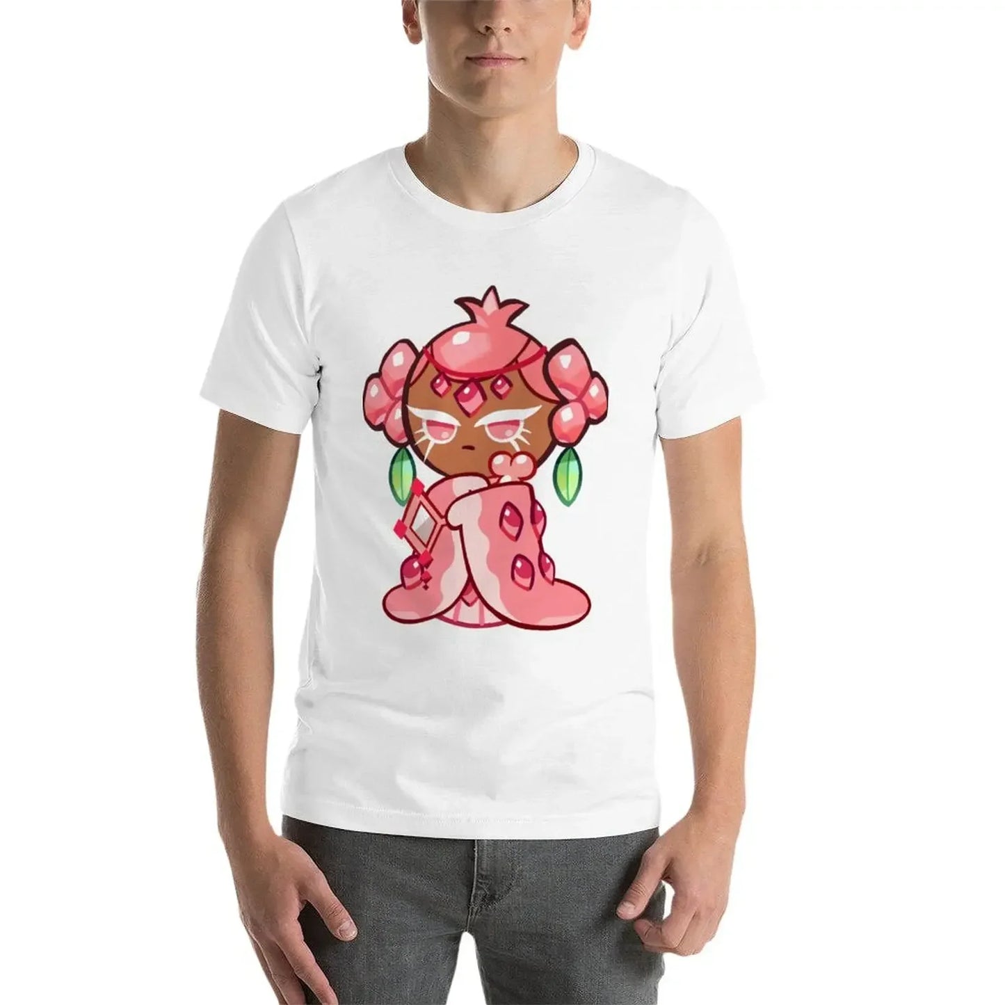 pink pomegranate cookie :) T-Shirt sports fans plus size tops mens white t shirts
