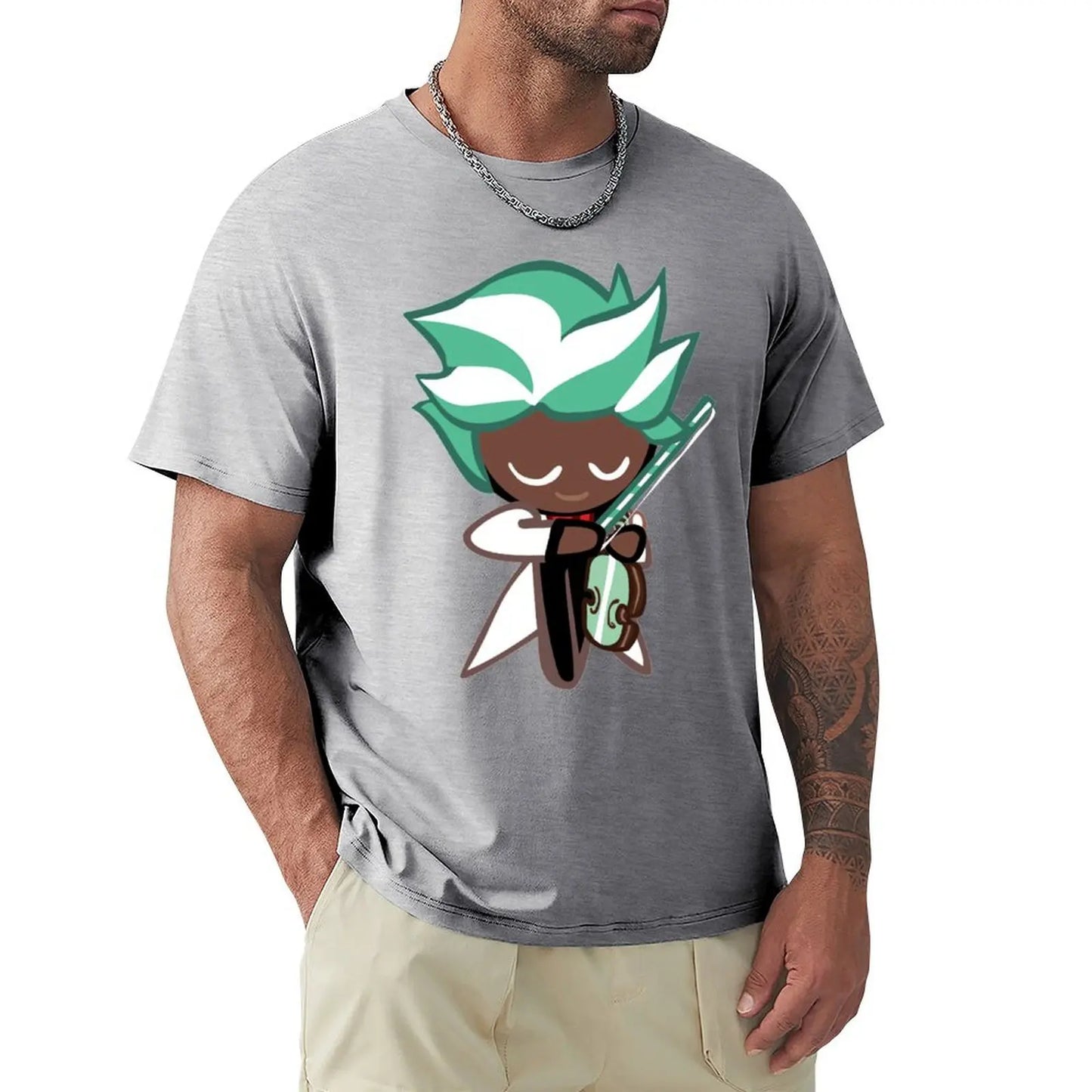 Mint Choco Cookie (Cookie Run) T-Shirt plus size clothes basketball graphic tees cheap stuff mens vintage t shirts