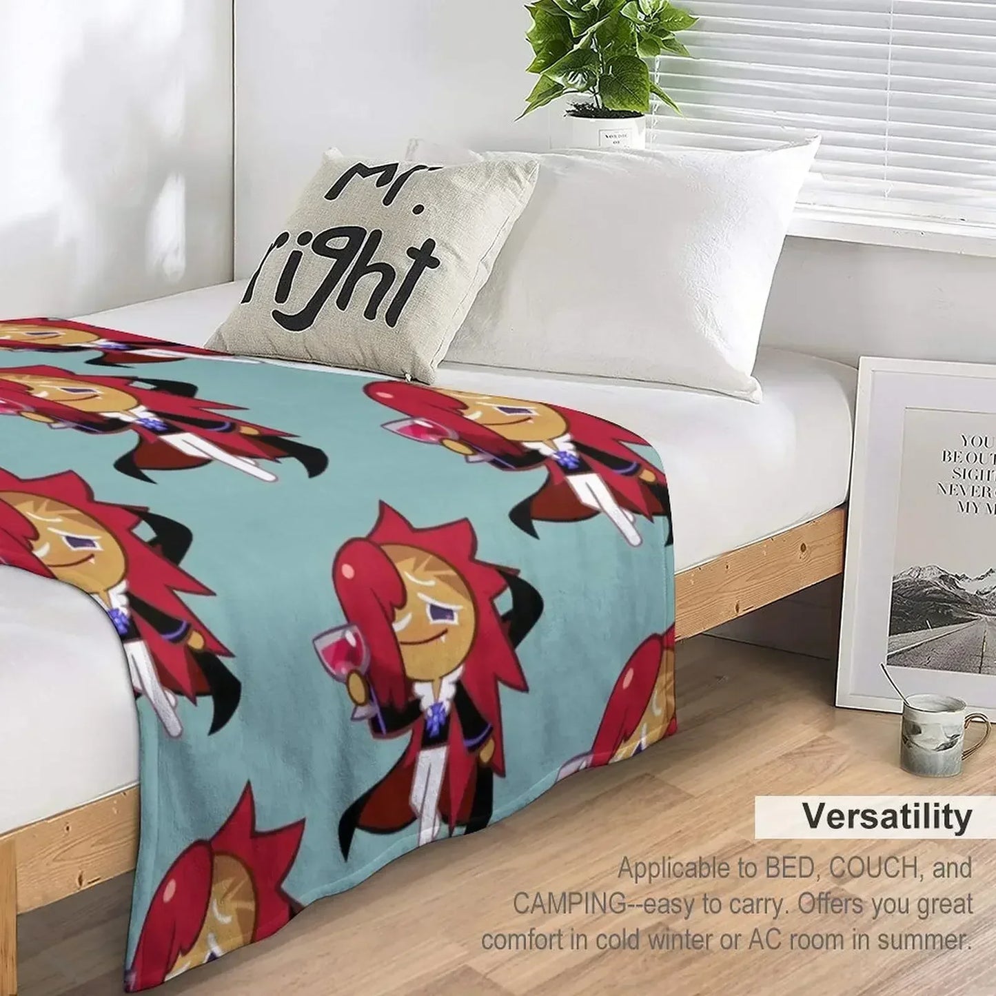 Vampire Cookie! Cookie Run Kingdom Throw Blanket Sofa Throw christmas gifts Thins Blankets